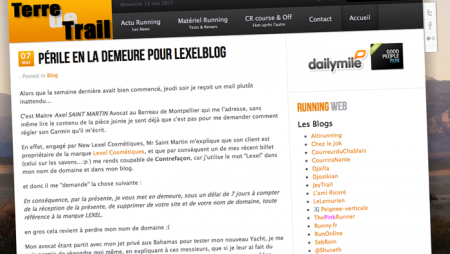 LexelBlog s’arrête, vive TerredeTrail.fr