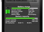 BatteryInfo, infos votre batterie Centre Notifications iPhone...
