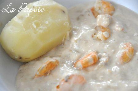 Crevettes citronelle lait de coco