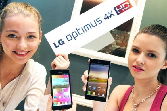 LG optimus 4X HD quad core mobile wmc