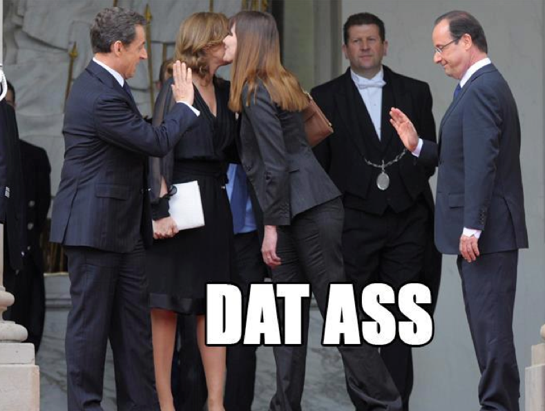 François Hollande Carla Bruny Sarkozy François Hollande : Notre nouveau président de la république na pas ses yeux dans sa poche 