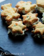 mini macarons salés