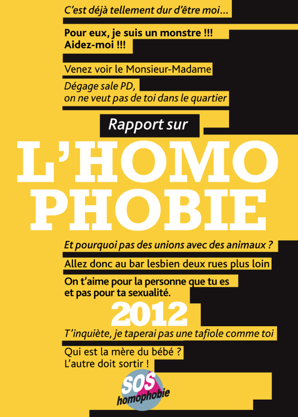 Rapport SOS Homophobie 2012
