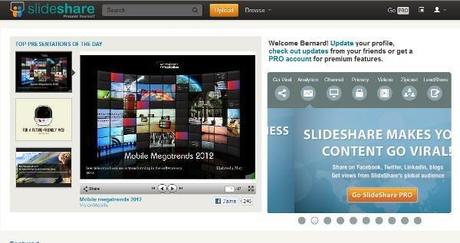 slideshare réseaux sociaux professionnels