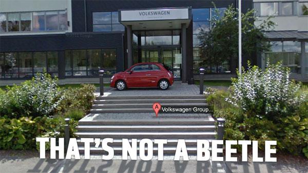 fiat bomb Insolite : Fiat samuse avec Google Street View