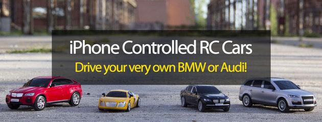 Pilotez des BMW ou Audi miniatures avec votre iPhone...