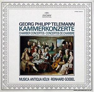 telemann kammerkonzerte musica antiqua koln reinhard goebel