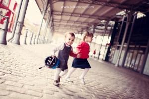 Apolline et Héloïse : séance photos enfants, Paris (75)
