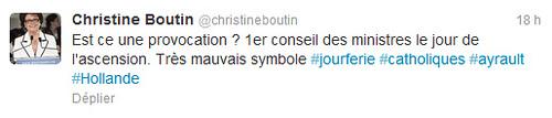 Christine Boutin (christineboutin) sur Twitter