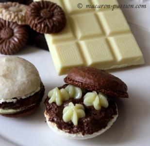 Macarons 3 chocolats et rhum