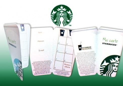 Flash actu : Starbucks lance sa carte de fidélité
