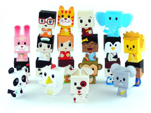 20 ‘Finger Puppet’ papertoys