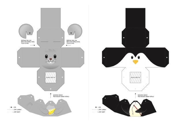 20 ‘Finger Puppet’ papertoys