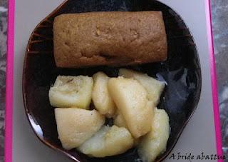 Cake individuel à la poire