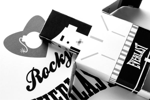 Rocky Marciano en papertoy
