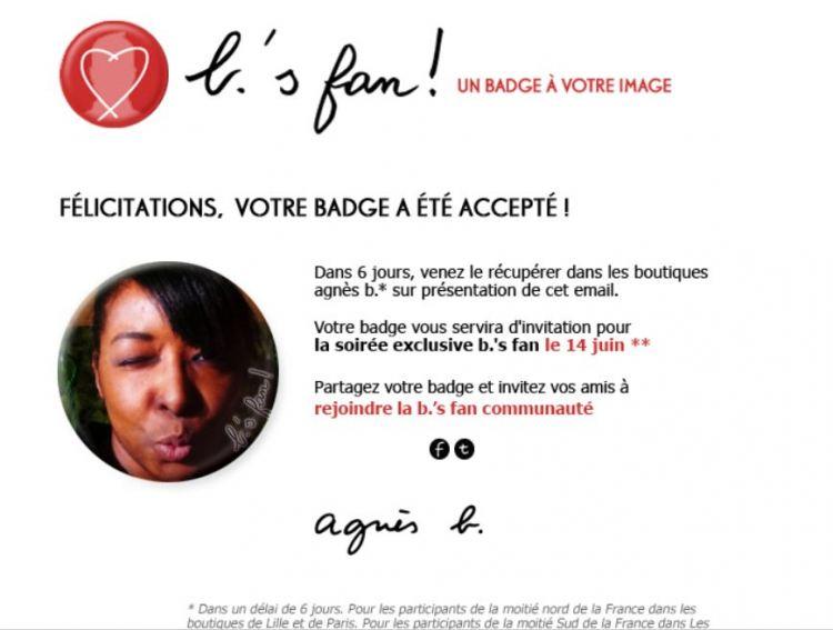 Gagne ton invitation Agnès B