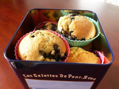 Cupcakes à la myrtille