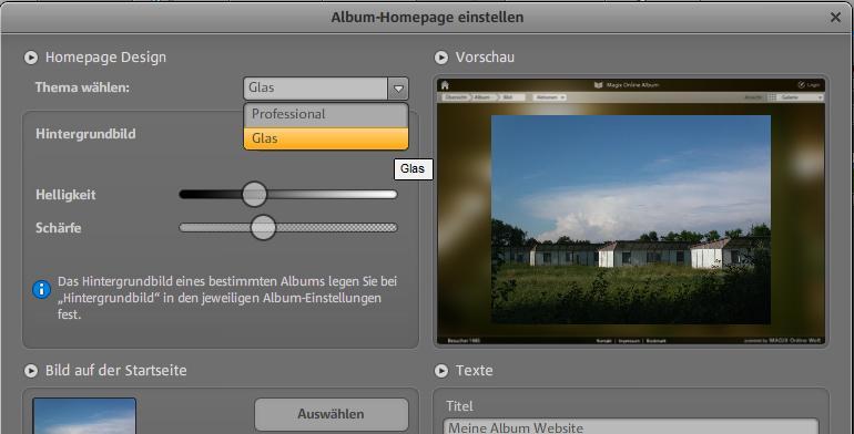 magix online album theme glass Présentez vos photos en ligne avec un nouveau look : leffet Verre de lAlbum en ligne MAGIX en HTML 5