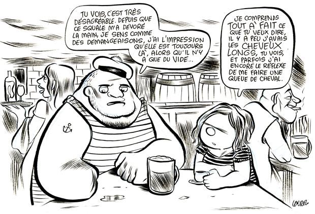 Nouvelle tête, 4/4. Comme c'est moignon.