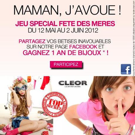 Une maman belle… comme un bijou… participez au grand jeu concours CLEOR :