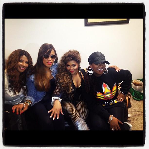 Lil Kim, Missy Elliott, Eve et Salt 'N' Pepa réunies sur la même photo