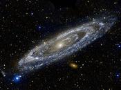 galaxie d’Andromède mise dans l’ultraviolet