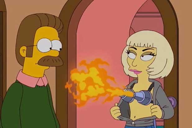 Nouvelle chanson de Lady GaGa pour les Simpsons