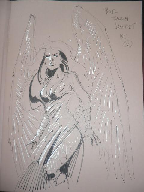 Dédicace BD: Brice Cossu - Paradis Perdu psaume 2 (Gradignan 2012)