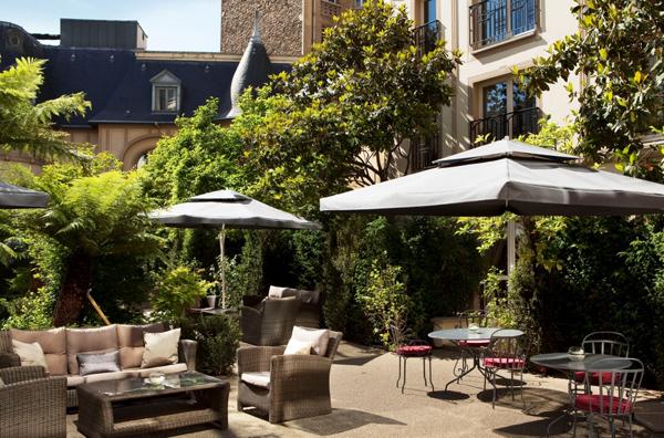 Jardin secret à Paris, le luxe…
