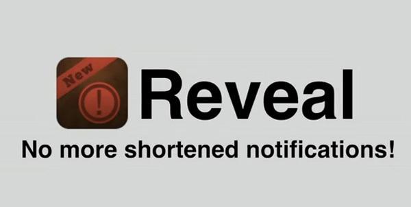 Reveal, une nouvelle façon de lire les notifications sur iPhone...