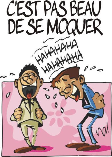 se-moquer Jean-Vincent n’est pas Placé, contrairement à Cécile, elle. Et toc.