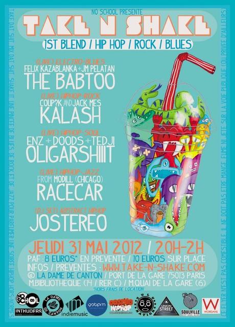 Take N Shake à la Dame de Canton jeudi 31 mai