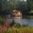 Cabanes flottantes au Domaine des Grands Lacs en Franche Comté