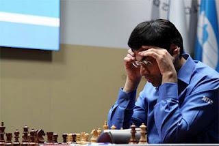 Echecs à Moscou : le champion du monde en titre Vishy Anand - Photo © Chessbase 