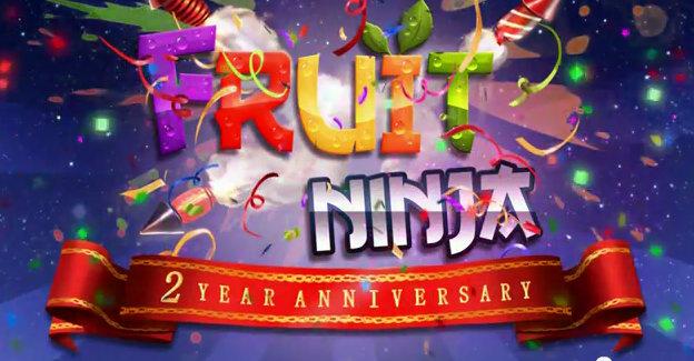 Fruit Ninja 2 ans Fruit Ninja : une grosse mise à jour pour ses 2 ans