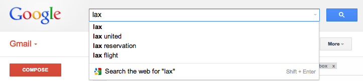 Gmail auto complétion Amélioration des recherches dans Gmail