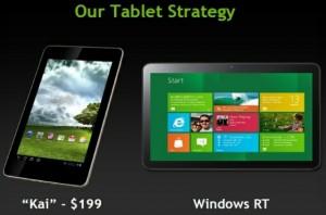 Nvidia Kai – Vers des tablettes Quad Core pour 199$