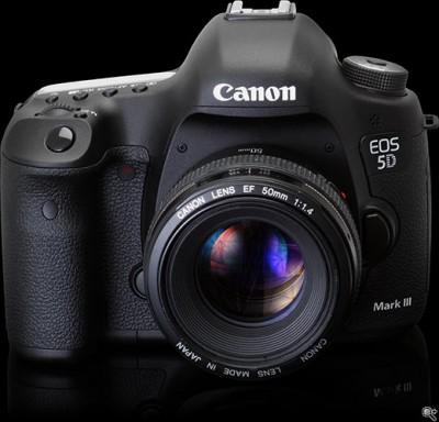 Test : le reflex Canon EOS 5D Mark III au banc d’essai