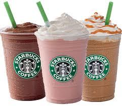 Half price Frappuccinos at Starbucks