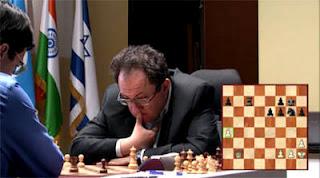 Echecs à Moscou : le challenger Boris Gelfand cherche le plan de gain - Photo © Chessbase 