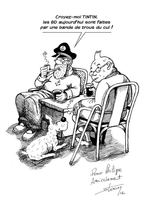 Tintin et Haddock