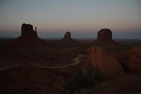 15-Monument Valley after Sunset eclipsed 20 May 2012