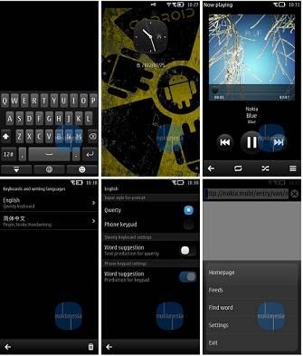 nokia carla os leaked screenshots Nokia annule la mise à jour Carla pour Symbian