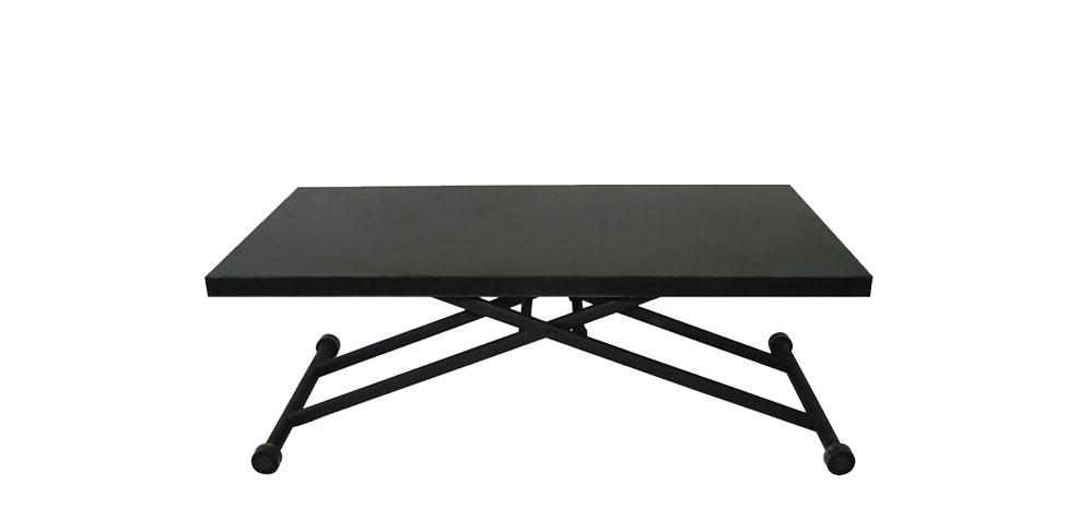 table basse pliante wengé design