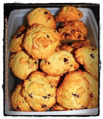 Cookies aux pépites de chocolat et aux noix
