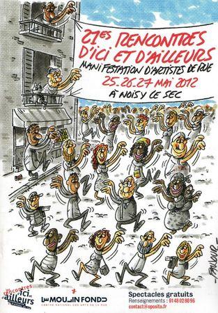 Noisy-le-Sec - 21ème Rencontres d'Ici et d'ailleurs 2012 - Flyer officiel