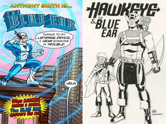 hawkeyeandblueear Marvel Comics : Un super héros créé pour venir en aide à un enfant sourd