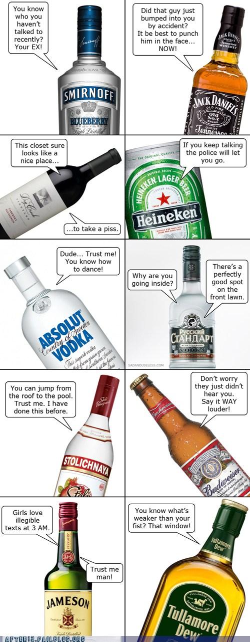 Tu t’es vu quand t’as bu?