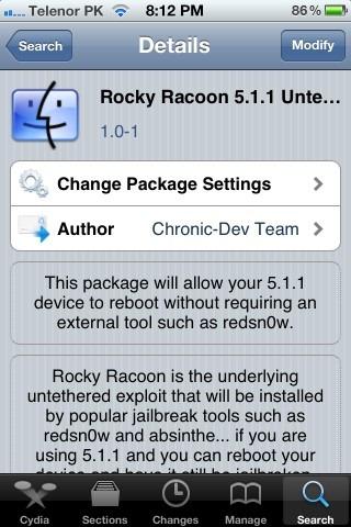 Rocky Racoon 5.1.1 Untether