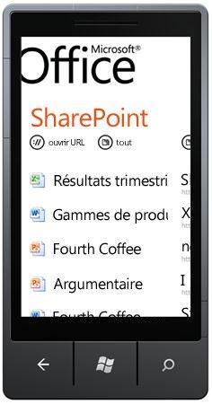 Office SharePoint mobile